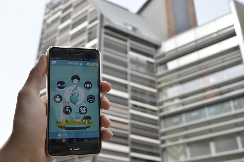L'Appli Eco Gestes du Batiment le Rizomm à la Catho rizomm et application mobile