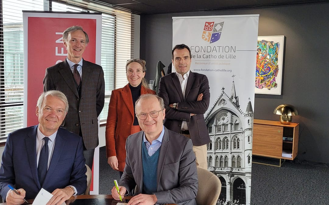 VERSPIEREN RENOUVELLE SON ENGAGEMENT POUR TROIS ANNEES AUPRES DE LA FONDATION DE LA CATHO DE LILLE